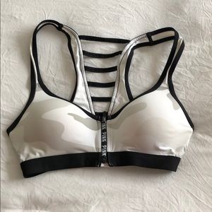 PINK Ultimate, zip front sports bra